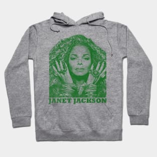 30 Janet jackson - green solid style Hoodie